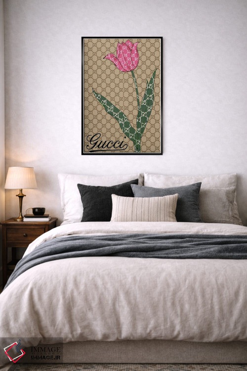 تابلو دکوراتیو گل گوچی اثر جولی شریبر - D6B