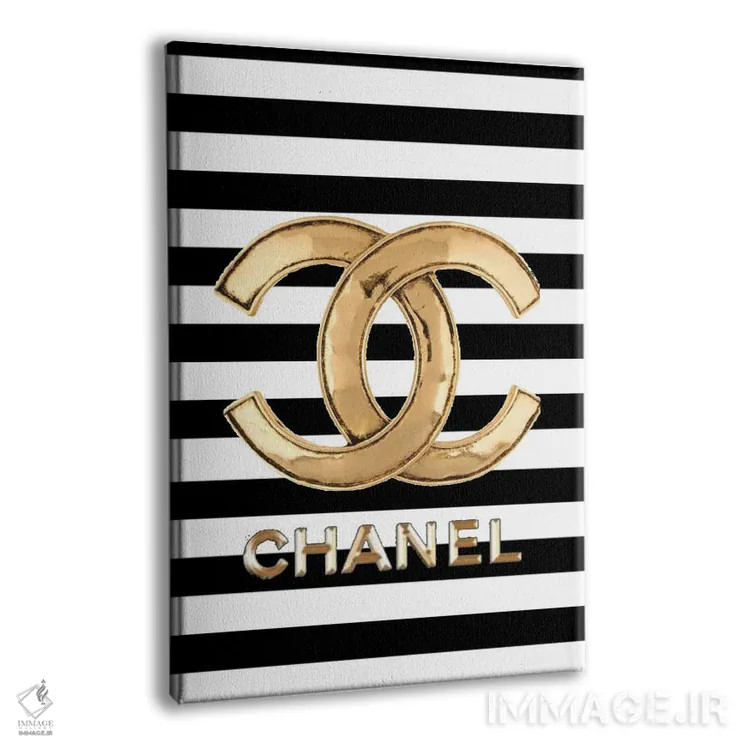 تابلو دکوراتیو شنل سیاه و سفید اثر جولی شریبر - نمای پرسپکتیو محصول