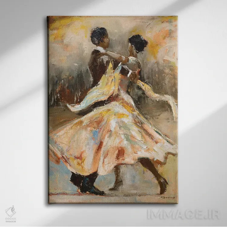 تابلو دکوراتیو شب گردی ۲ اثر جولیان مارکو - نمای روبهرو روی دیوار