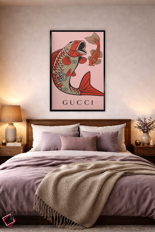تابلو دکوراتیو کوئی گوچی اثر جولی شریبر - D4B