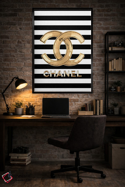 تابلو دکوراتیو شنل سیاه و سفید اثر جولی شریبر - D5B