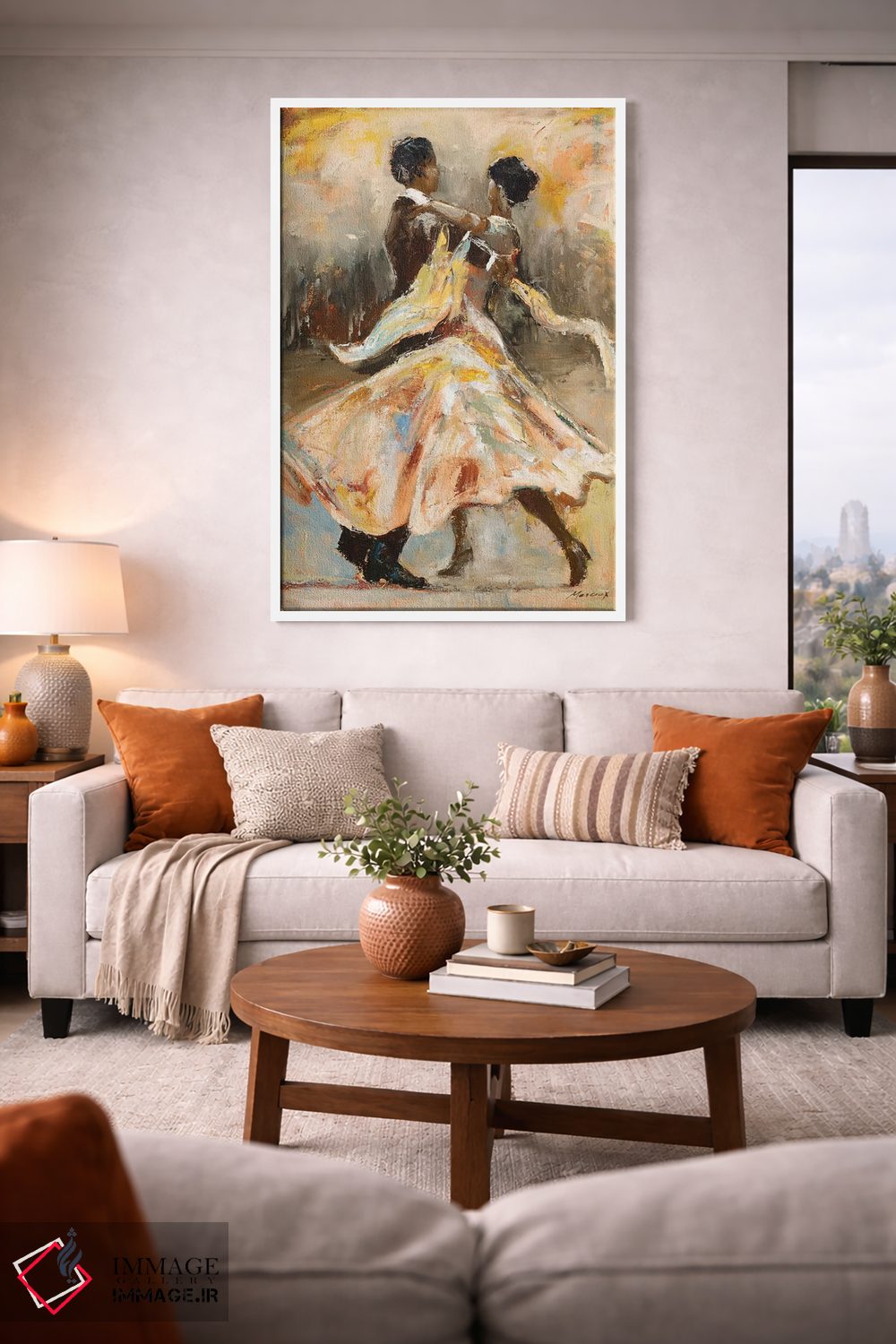 تابلو دکوراتیو شب گردی ۲ اثر جولیان مارکو - D1W