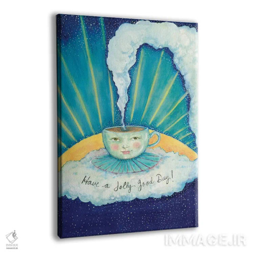 تابلو دکوراتیو روز شادی داشته باش! اثر جانا واشتی - نمای پرسپکتیو محصول