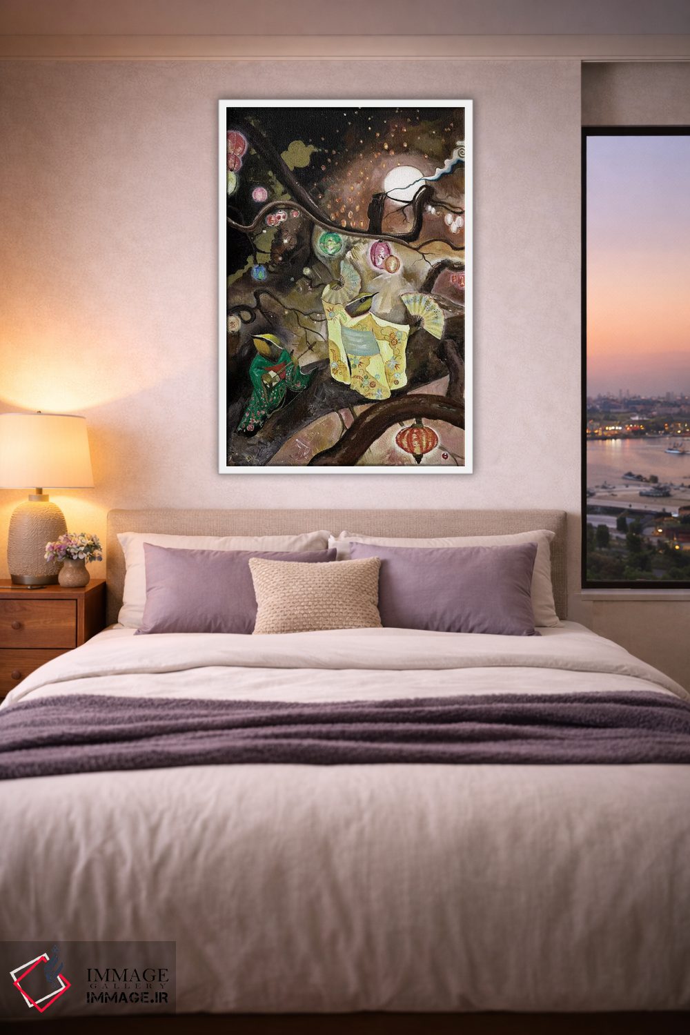 تابلو دکوراتیو مهمانی کیمونو اثر جانا واشتی - D3W