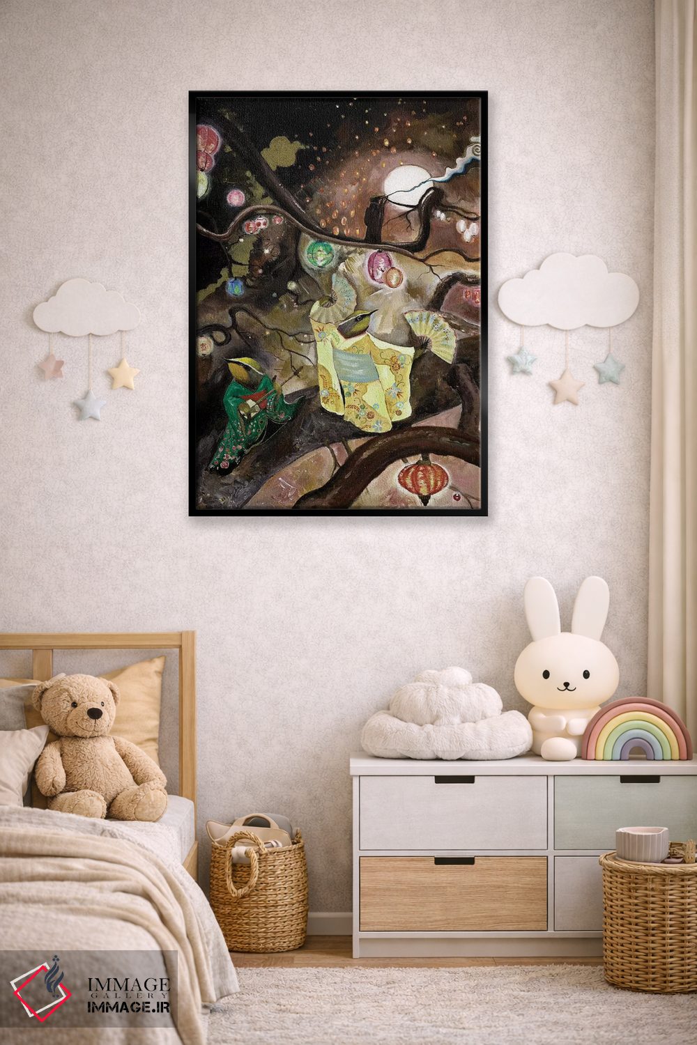 تابلو دکوراتیو مهمانی کیمونو اثر جانا واشتی - D5B