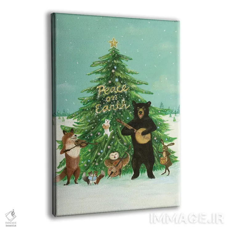 تابلو دکوراتیو صلح بر زمین اثر جانا واشتی - نمای پرسپکتیو محصول