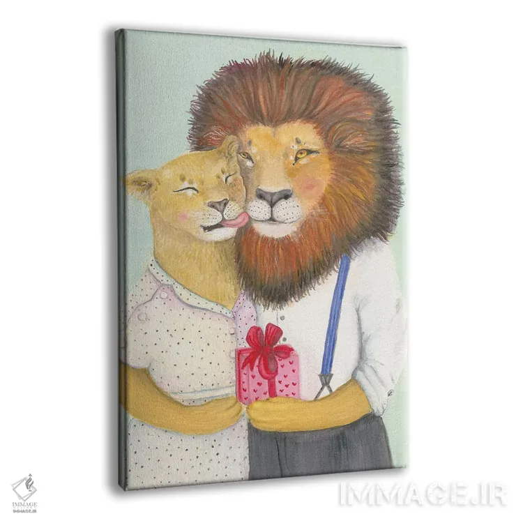 تابلو دکوراتیو روثی و هال اثر جانا واشتی - نمای پرسپکتیو محصول