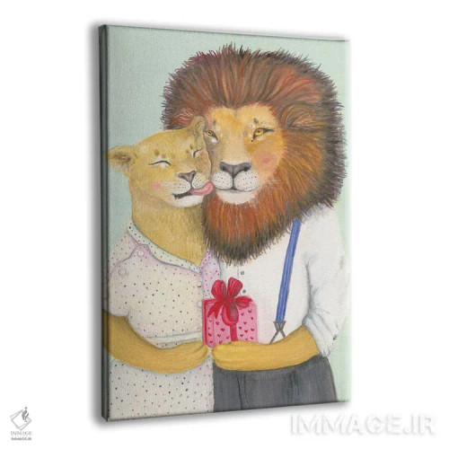 تابلو دکوراتیو روثی و هال اثر جانا واشتی - نمای پرسپکتیو محصول