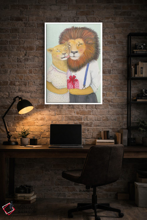 تابلو دکوراتیو روثی و هال اثر جانا واشتی - D2W