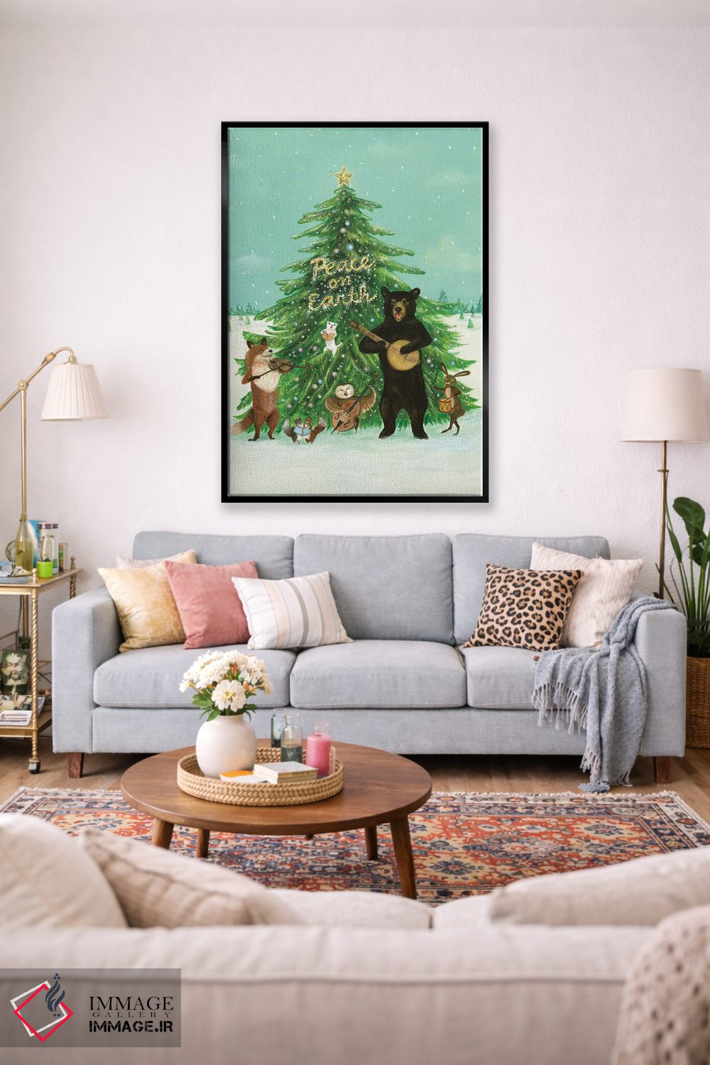 تابلو دکوراتیو صلح بر زمین اثر جانا واشتی - D1B