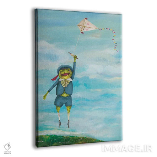 تابلو دکوراتیو دیگر کاری برای قورباغه نیست اثر جانا واشتی - نمای پرسپکتیو محصول