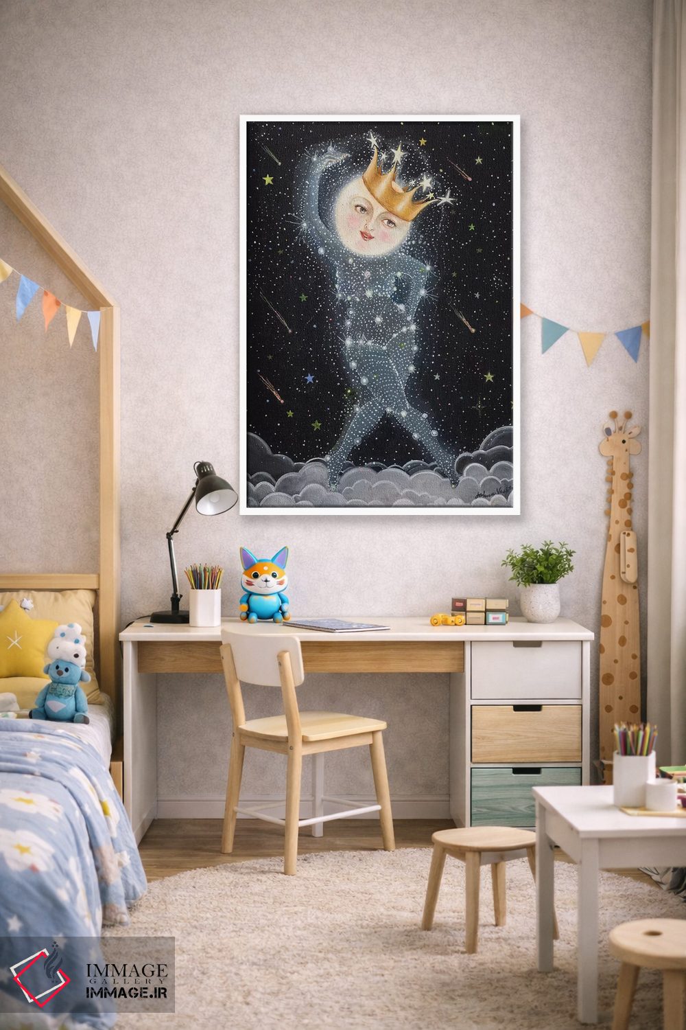 تابلو دکوراتیو ماه خواهر اثر جانا واشتی - D1W