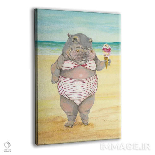 تابلو دکوراتیو تعطیلی دلورس اثر جانا واشتی - نمای پرسپکتیو محصول