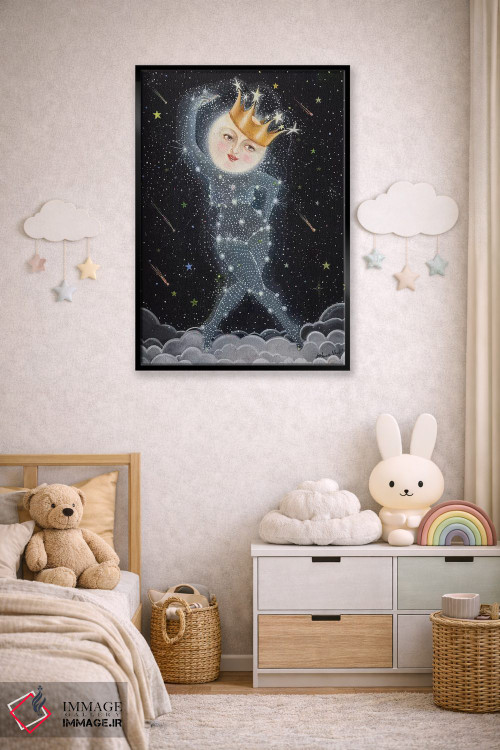 تابلو دکوراتیو ماه خواهر اثر جانا واشتی - D5B