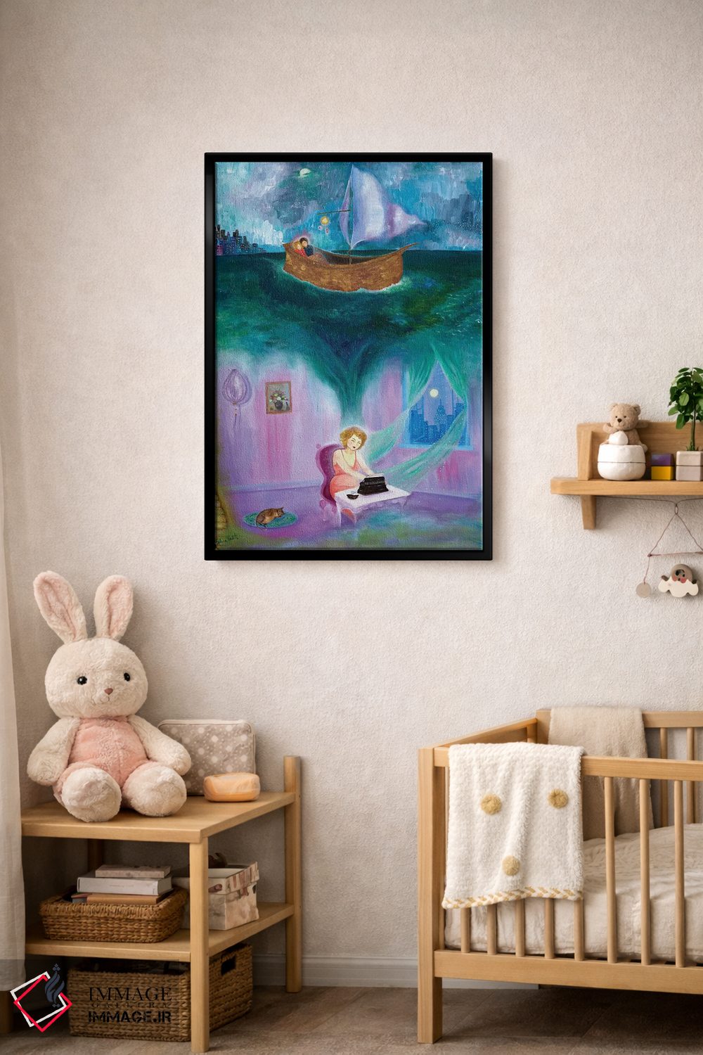 تابلو دکوراتیو پیام مخفی اثر جانا واشتی - D5B