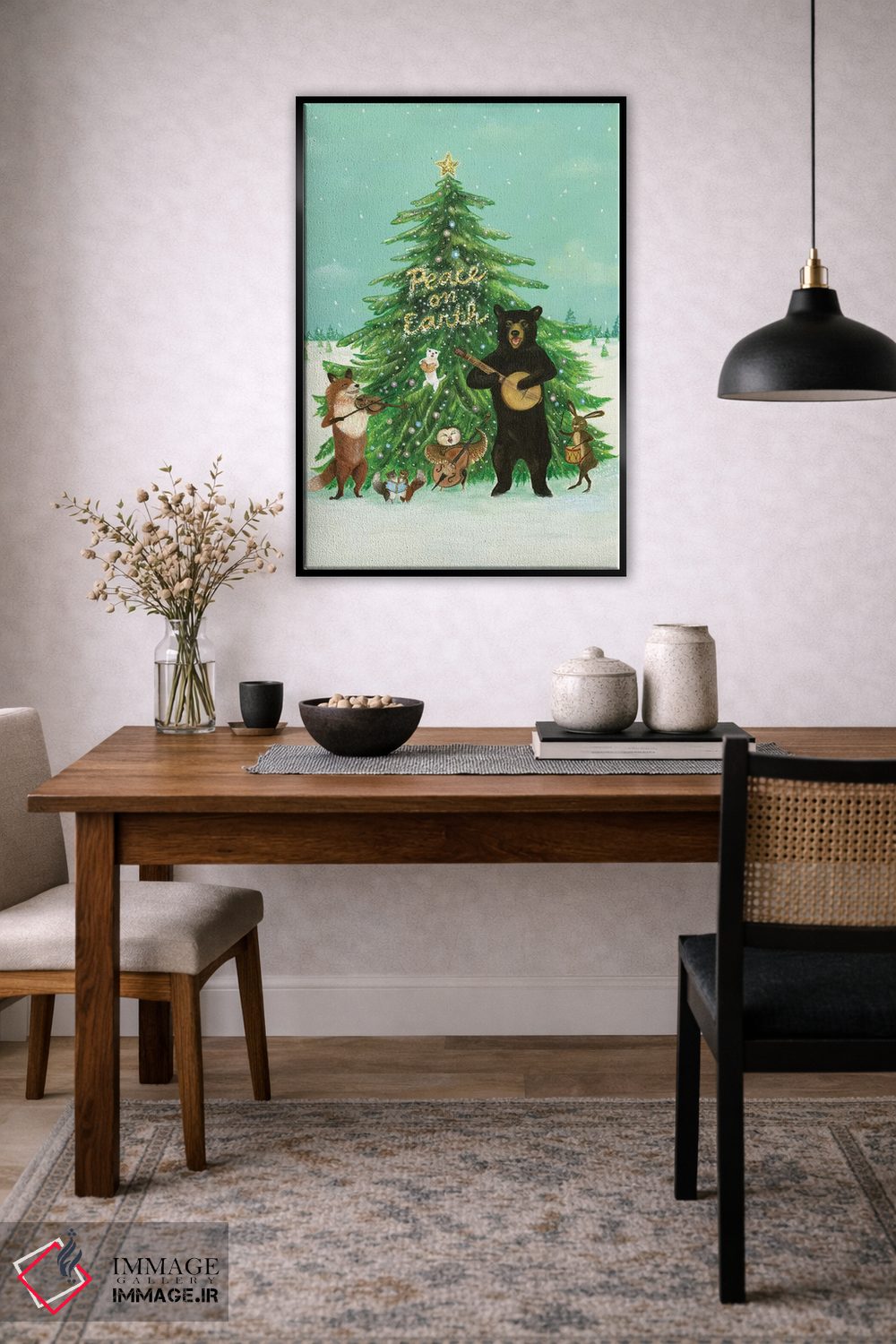 تابلو دکوراتیو صلح بر زمین اثر جانا واشتی - D4B