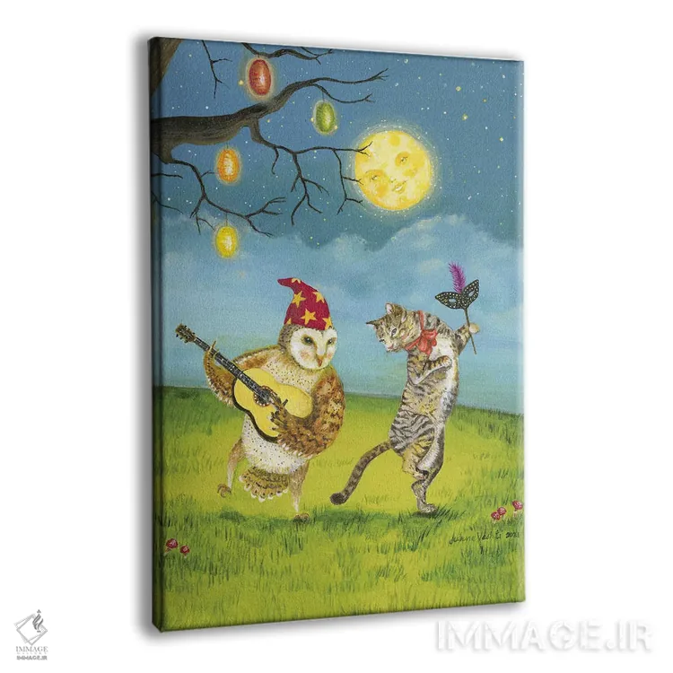 تابلو دکوراتیو در نور ماه اثر جانا واشتی - نمای پرسپکتیو محصول