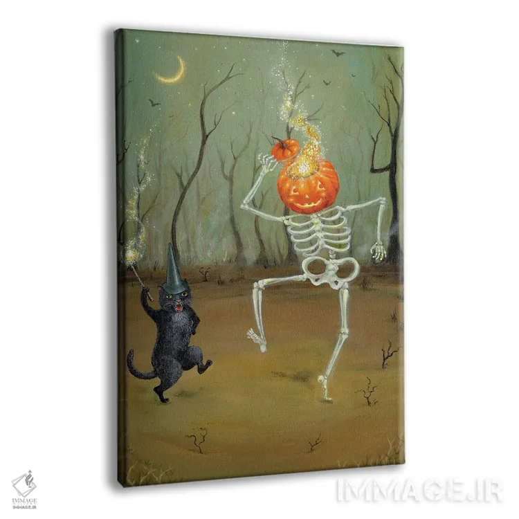 تابلو دکوراتیو درخشش های ترسناک اثر جانا واشتی - نمای پرسپکتیو محصول