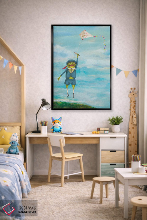 تابلو دکوراتیو دیگر کاری برای قورباغه نیست اثر جانا واشتی - D2B