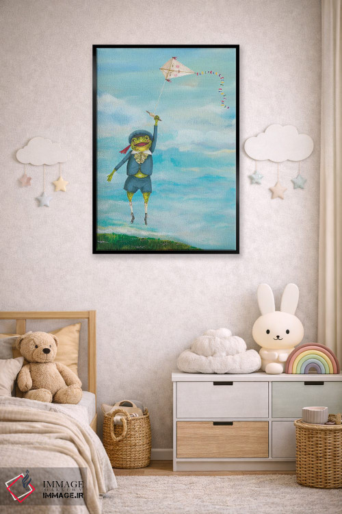 تابلو دکوراتیو دیگر کاری برای قورباغه نیست اثر جانا واشتی - D5B