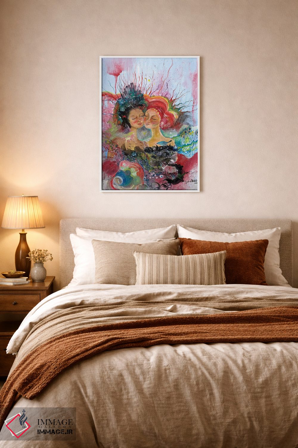 تابلو دکوراتیو دوست صمیمی اثر جانا واشتی - D6W