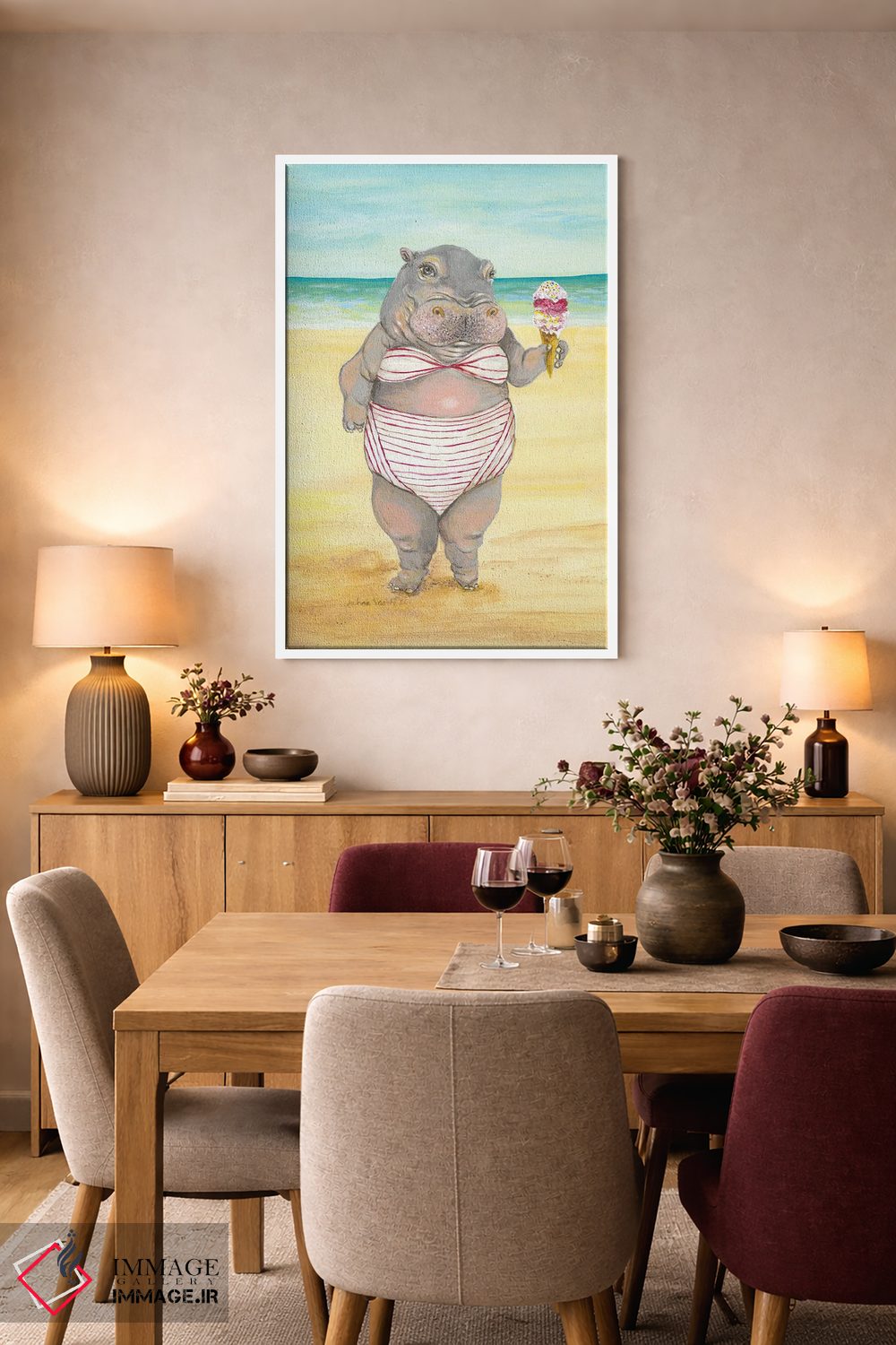 تابلو دکوراتیو تعطیلی دلورس اثر جانا واشتی - D5W