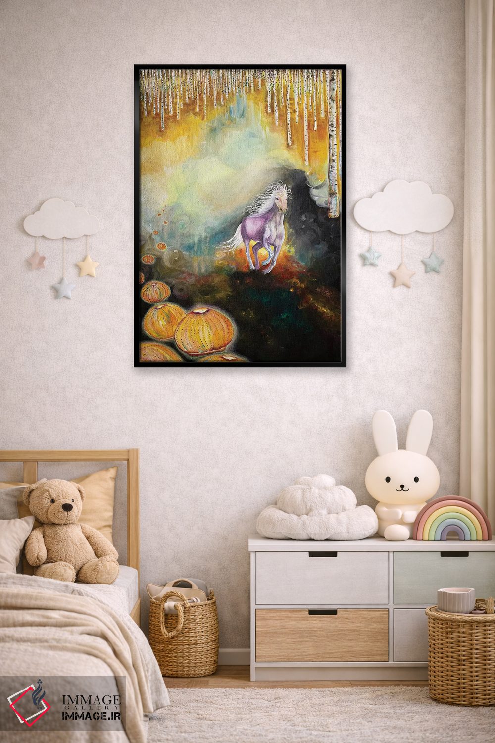 تابلو دکوراتیو سه زندگی اثر جانا واشتی - D5B