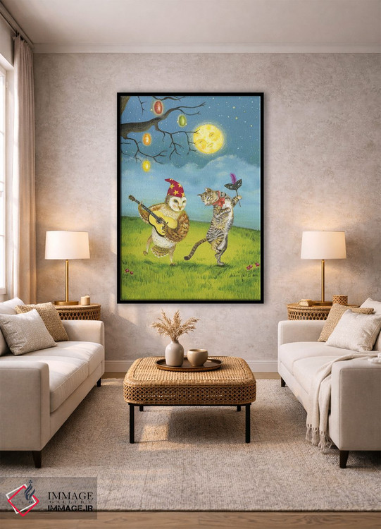 تابلو دکوراتیو در نور ماه اثر جانا واشتی - D2B