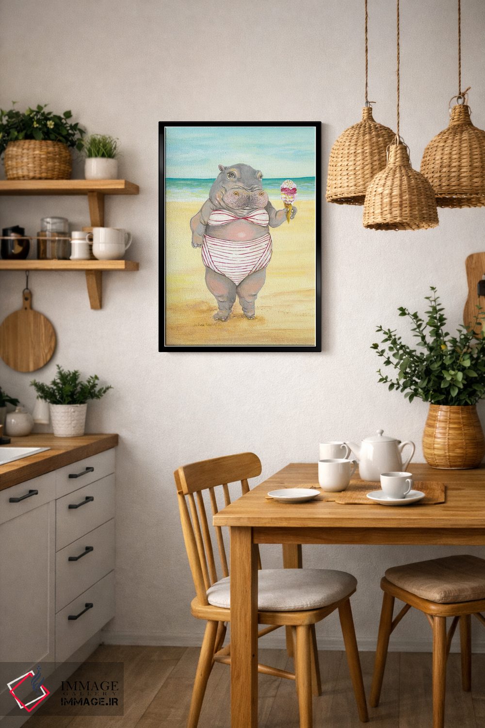 تابلو دکوراتیو تعطیلی دلورس اثر جانا واشتی - D6B