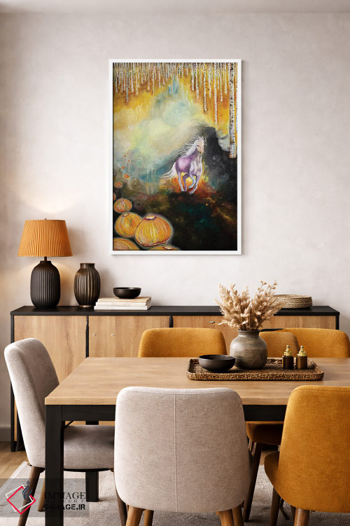 تابلو دکوراتیو سه زندگی اثر جانا واشتی - D6W