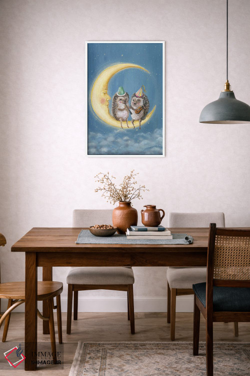 تابلو دکوراتیو مهمانی ماه اثر جانا واشتی - D6W