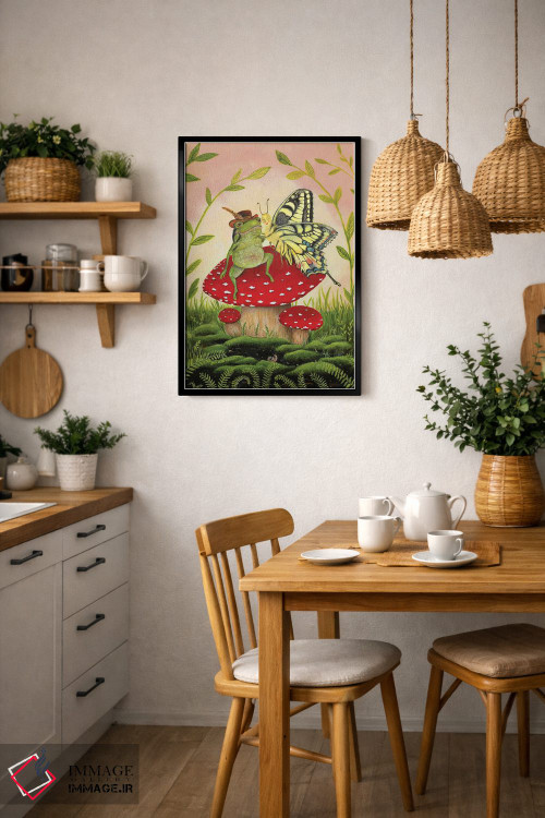 تابلو دکوراتیو دلداده های قارچی اثر جانا واشتی - D5B
