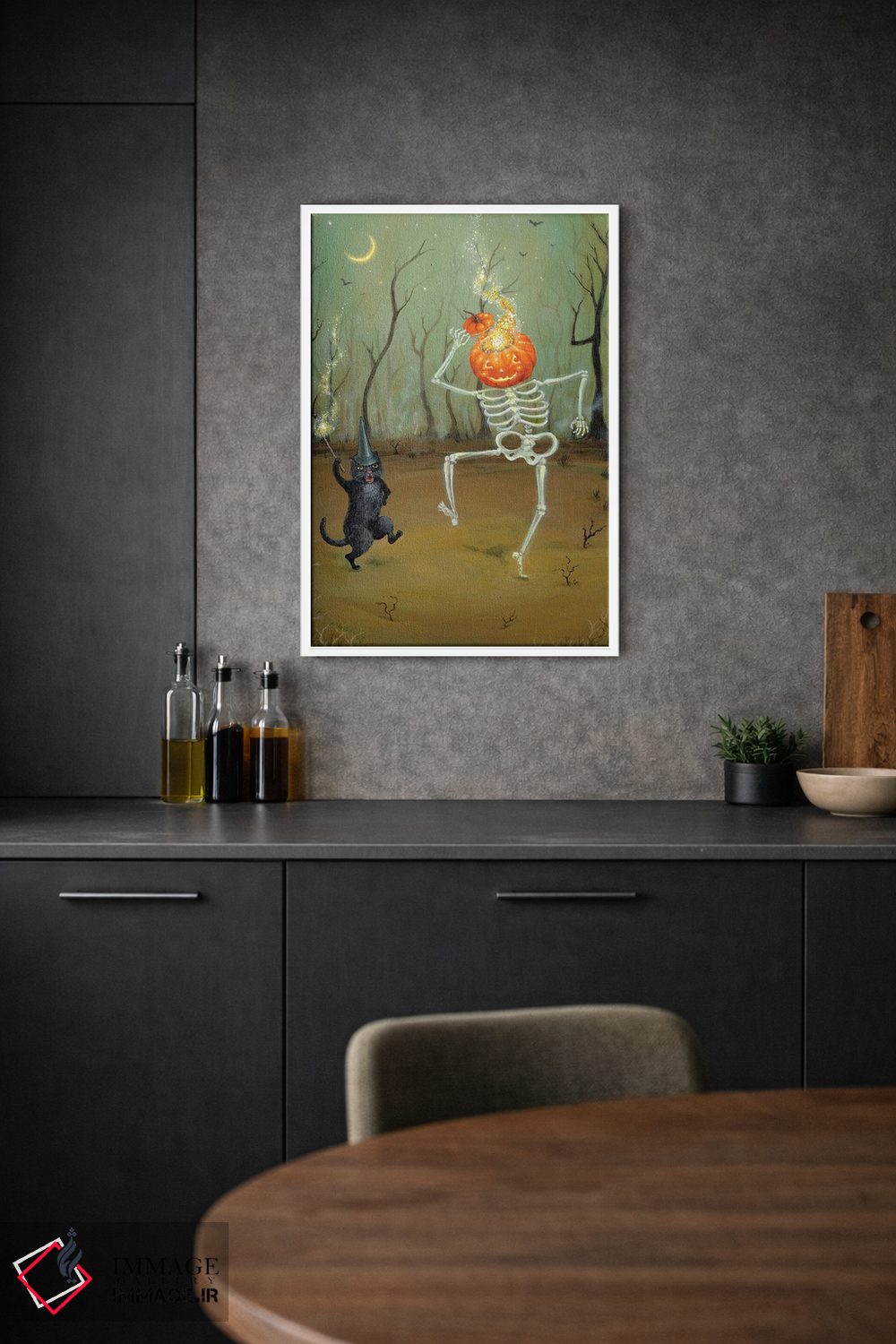 تابلو دکوراتیو درخشش های ترسناک اثر جانا واشتی - D1W