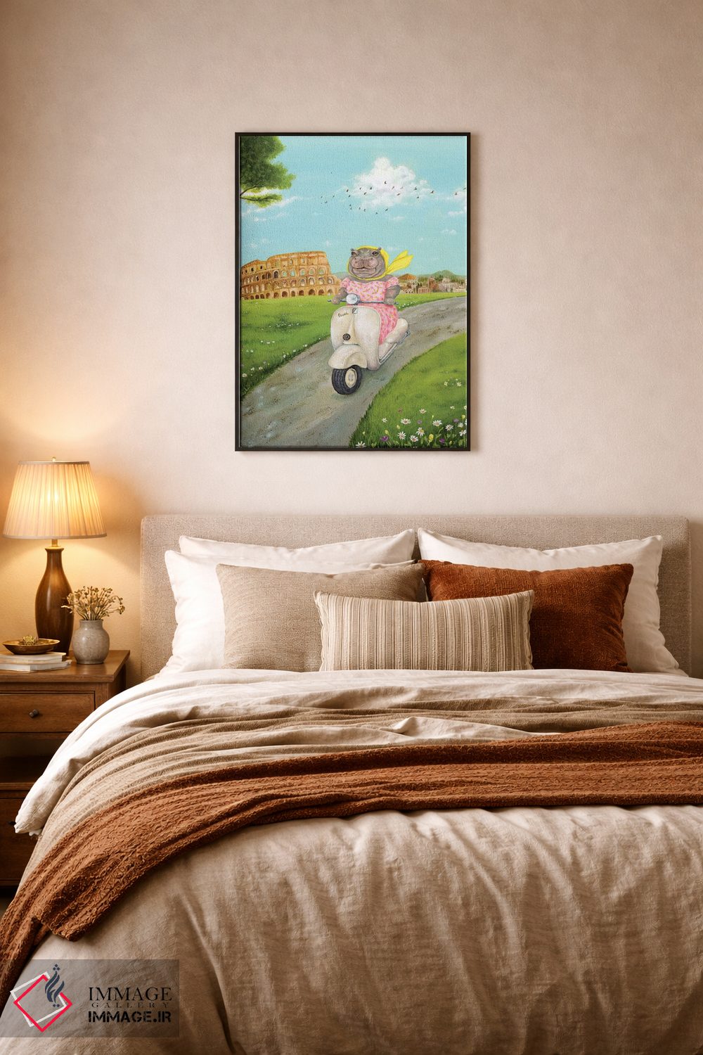 تابلو دکوراتیو دلورس در رم اثر جانا واشتی - D6B