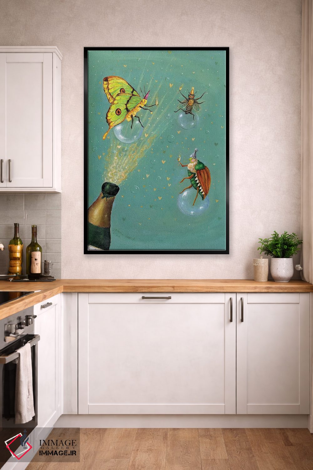 تابلو دکوراتیو کمی جوشش اثر جانا واشتی - D2B