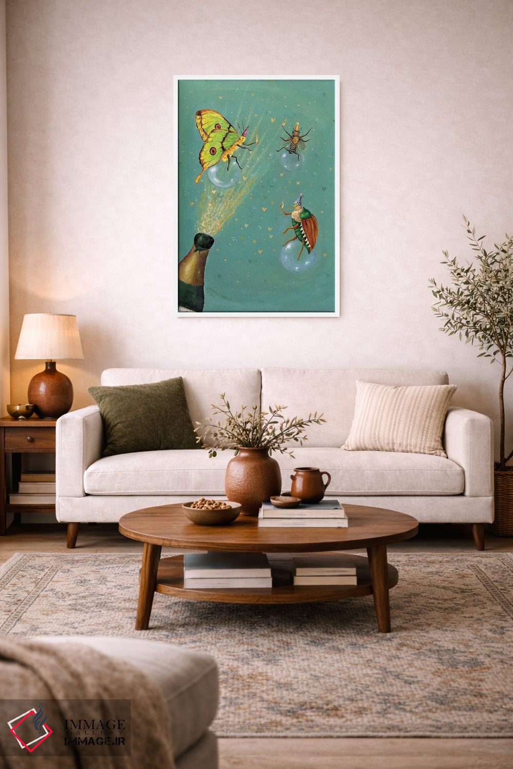 تابلو دکوراتیو کمی جوشش اثر جانا واشتی - D3W