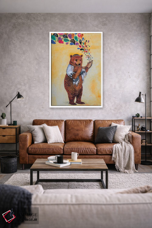 تابلو دکوراتیو با شادی همیشه اثر جانا واشتی - D1W