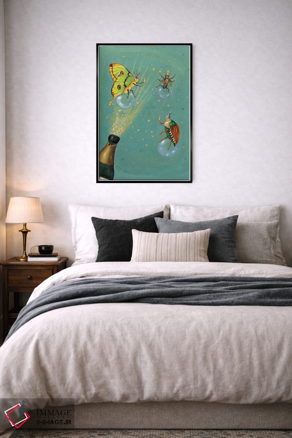 تابلو دکوراتیو کمی جوشش اثر جانا واشتی - D6B