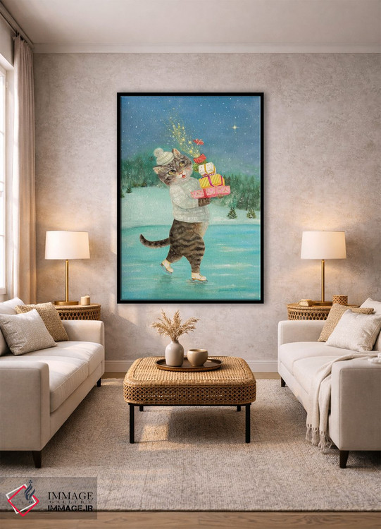 تابلو دکوراتیو شلوغی تعطیلات اثر جانا واشتی - D1B