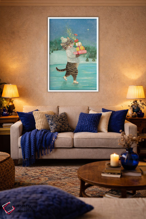 تابلو دکوراتیو شلوغی تعطیلات اثر جانا واشتی - D3W