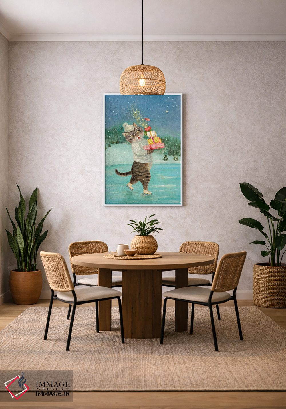 تابلو دکوراتیو شلوغی تعطیلات اثر جانا واشتی - D2W