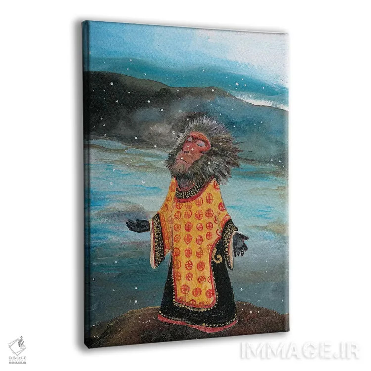 تابلو دکوراتیو اولین برف اثر جانا واشتی - نمای پرسپکتیو محصول