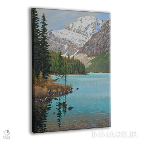 تابلو دکوراتیو یک صبح زیبای پاییزی اثر جیک وندن برینگک - نمای پرسپکتیو محصول