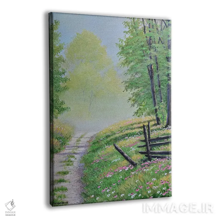 تابلو دکوراتیو در یک صبح تابستانی اثر جیک وندن برینگک - نمای پرسپکتیو محصول
