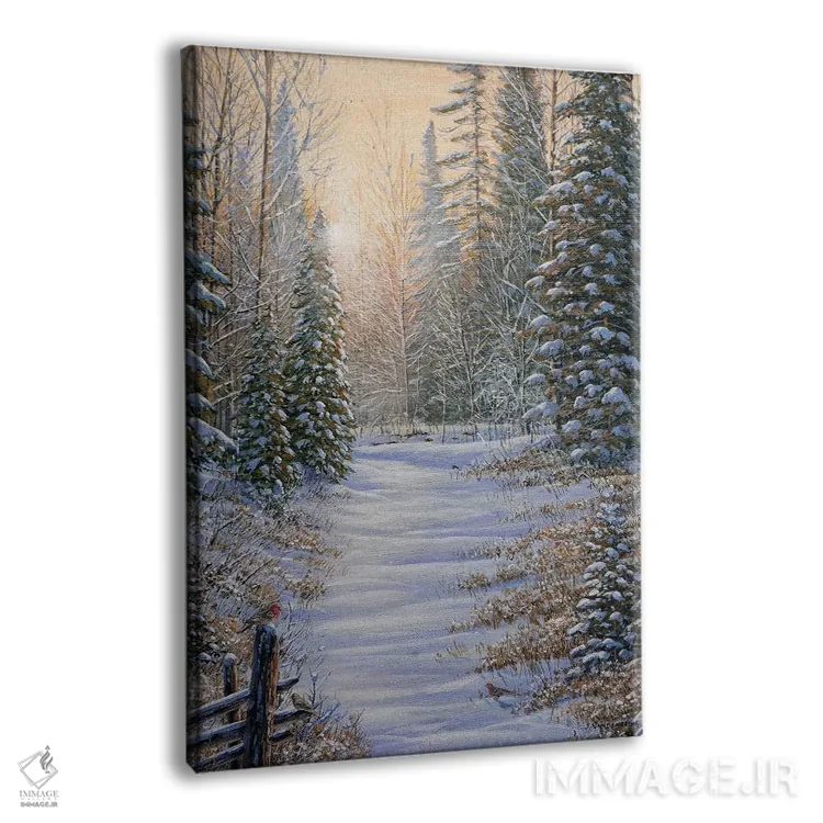 تابلو دکوراتیو جادوی زمستانی اثر جیک وندن برینگک - نمای پرسپکتیو محصول