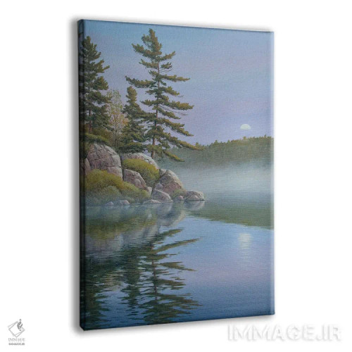 تابلو دکوراتیو بازتاب آرام اثر جیک وندن برینگک - نمای پرسپکتیو محصول