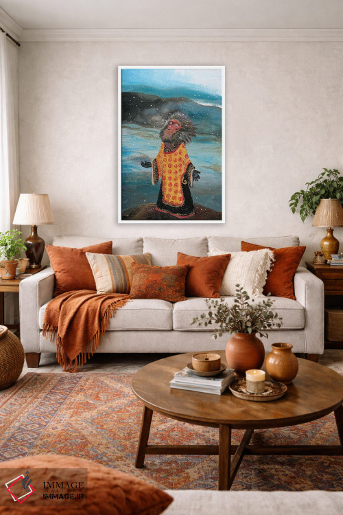 تابلو دکوراتیو اولین برف اثر جانا واشتی - D2W