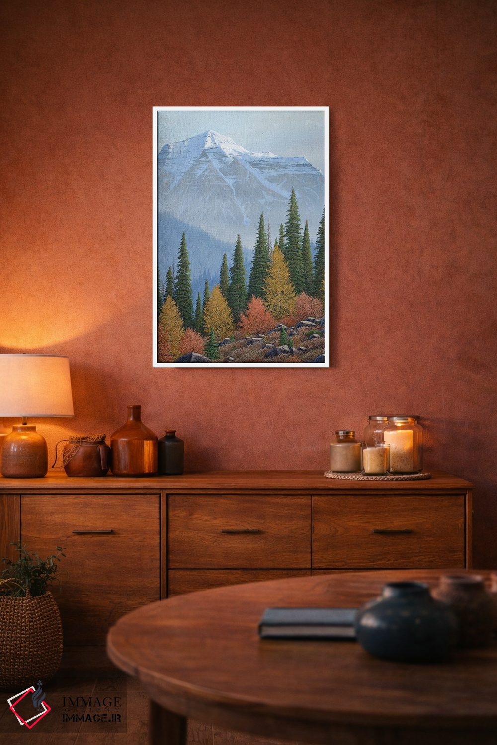 تابلو دکوراتیو درخشش بلند پاییز اثر جیک وندن برینگک - D3W