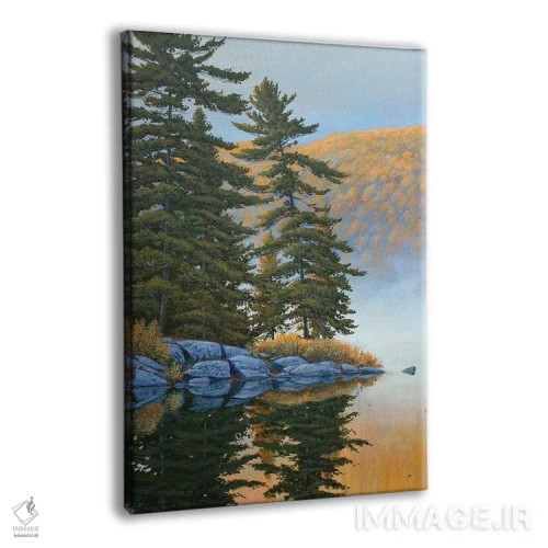 تابلو دکوراتیو آرامش و سکوت اثر جیک وندن برینگک - نمای پرسپکتیو محصول