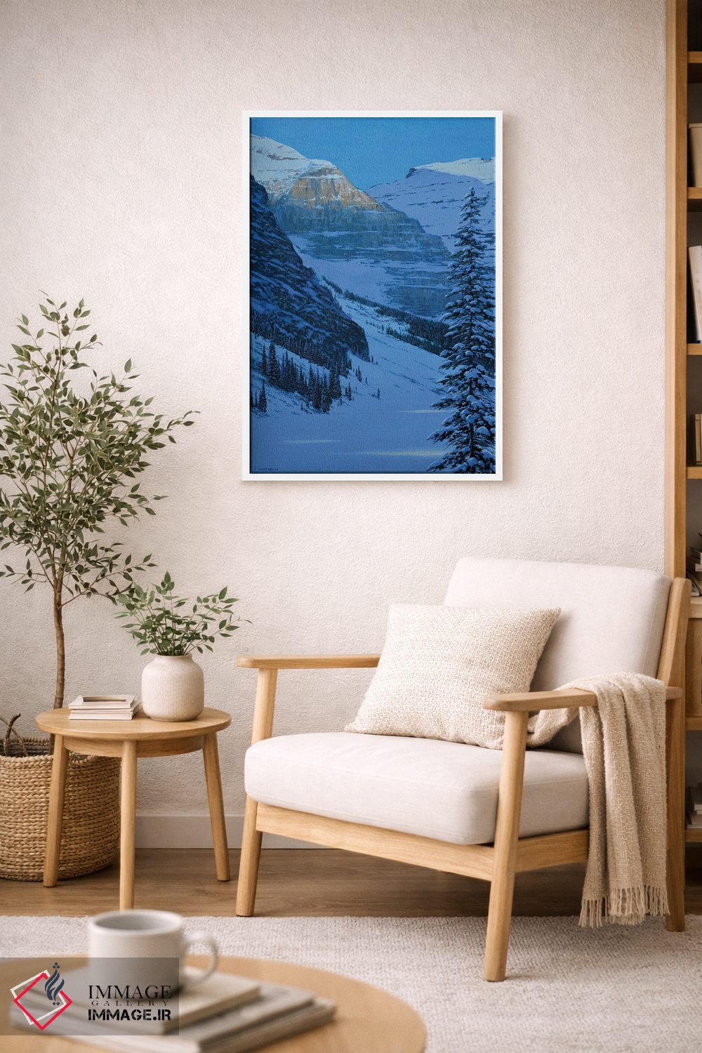 تابلو دکوراتیو نور زمستانی اثر جیک وندن برینگک - D6W